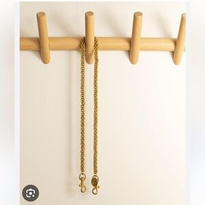 Clare V Thick Vintage Gold Chain Shoulder Strap